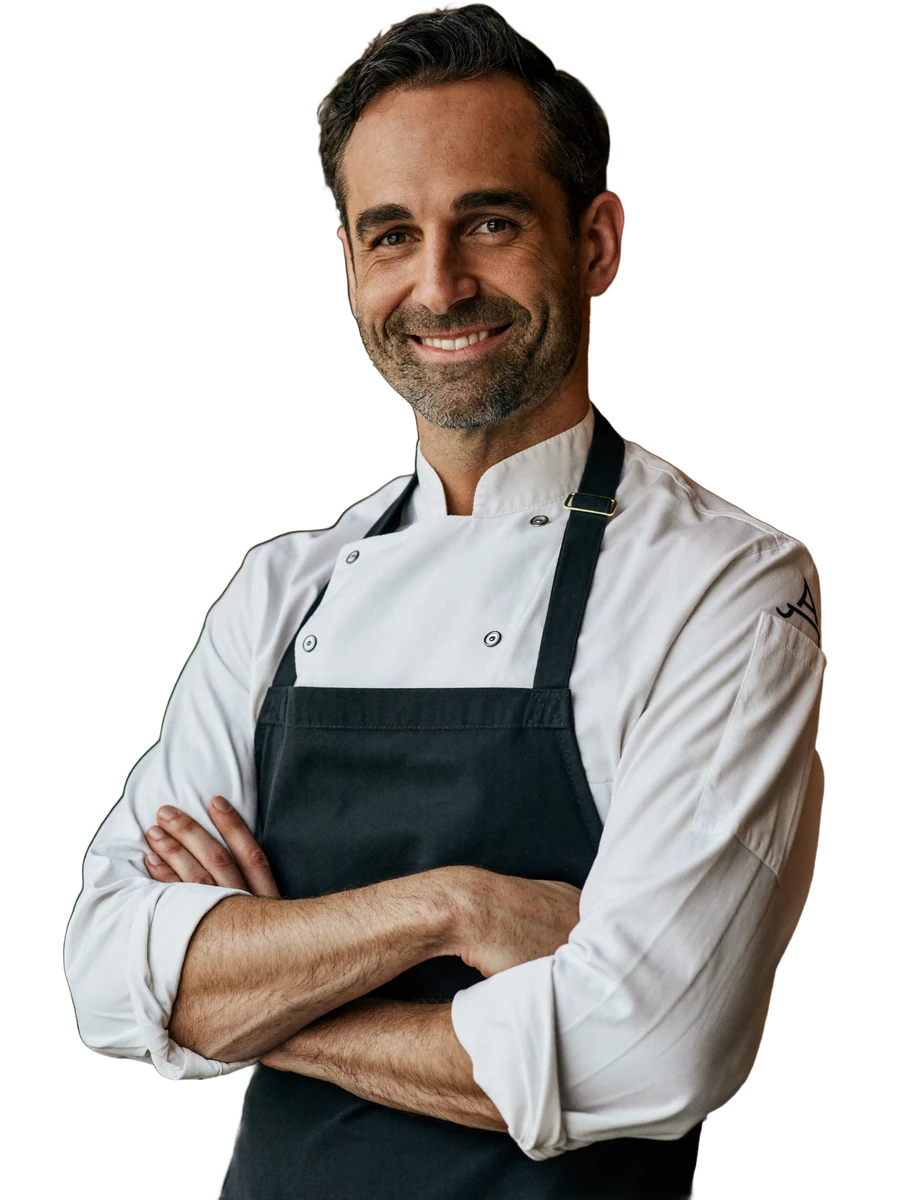 Restaurateur accueillant dans son restaurant à Versailles